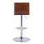 Tabouret de bar rotatif à hauteur réglable avec base piédestal Mcmillon-1417692519