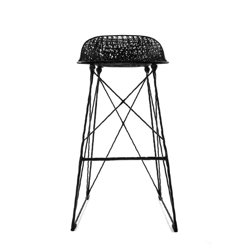 Carbon Outdoor Stool, High