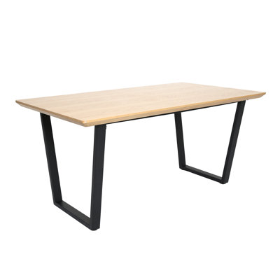 Asfand 160Cm Oak Veneer Dining Table