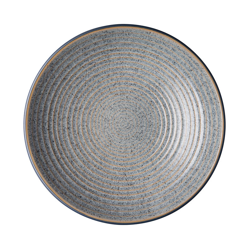 Bol à nervures moyen gris Denby Studio