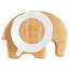 Tiny Dining - Children's Bamboo Suction Elephant Plate-63342577