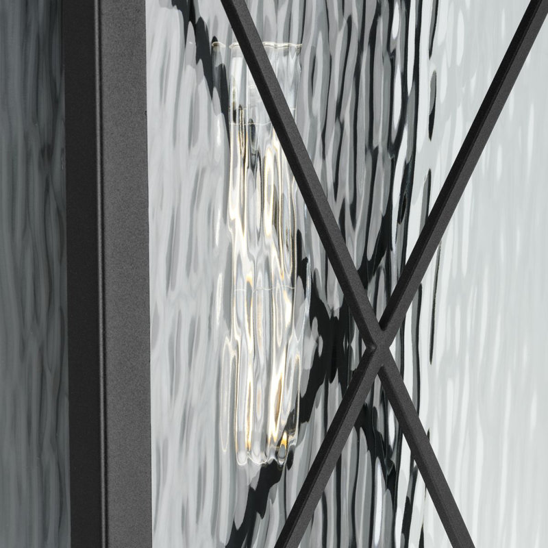Applique murale en acier Annliese, H 21,5 po x l 10 po x P 6,75 po
