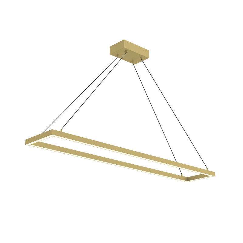 Piazza 1 - Light LED Pendant, 1.38" H x 47.25" W x 8.63" D