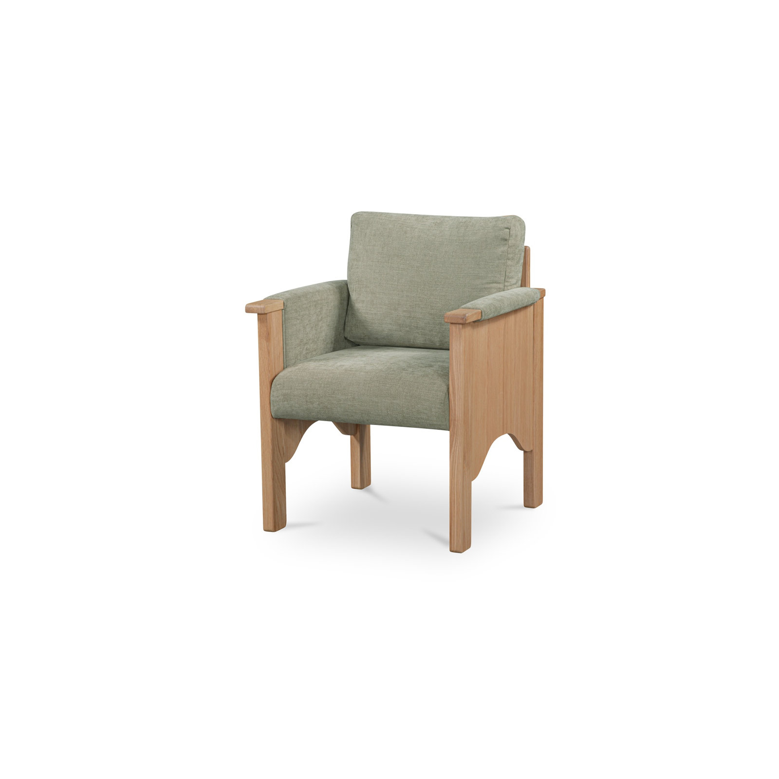 Bauer Dining Chair Cream, Green