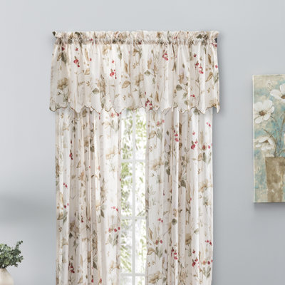 Maeda Floral Tailored Window Valance