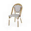 Chaise pivotante d'extérieur en osier