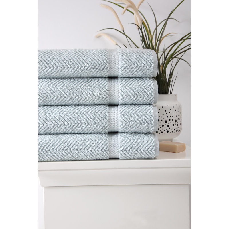 Vandewa Plush Bath Towel, Light Aqua