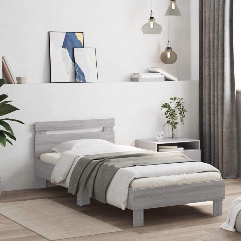 Bed, Grey Sonoma