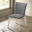 Chaise d'appoint rembourrée, ensemble de 2