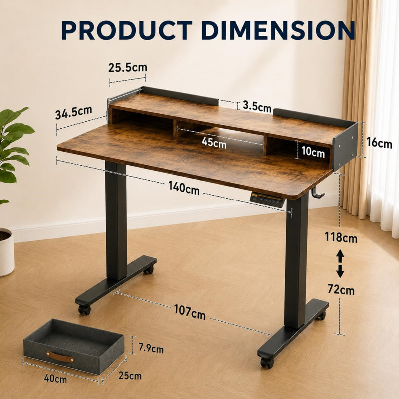 Steel Standing Desk