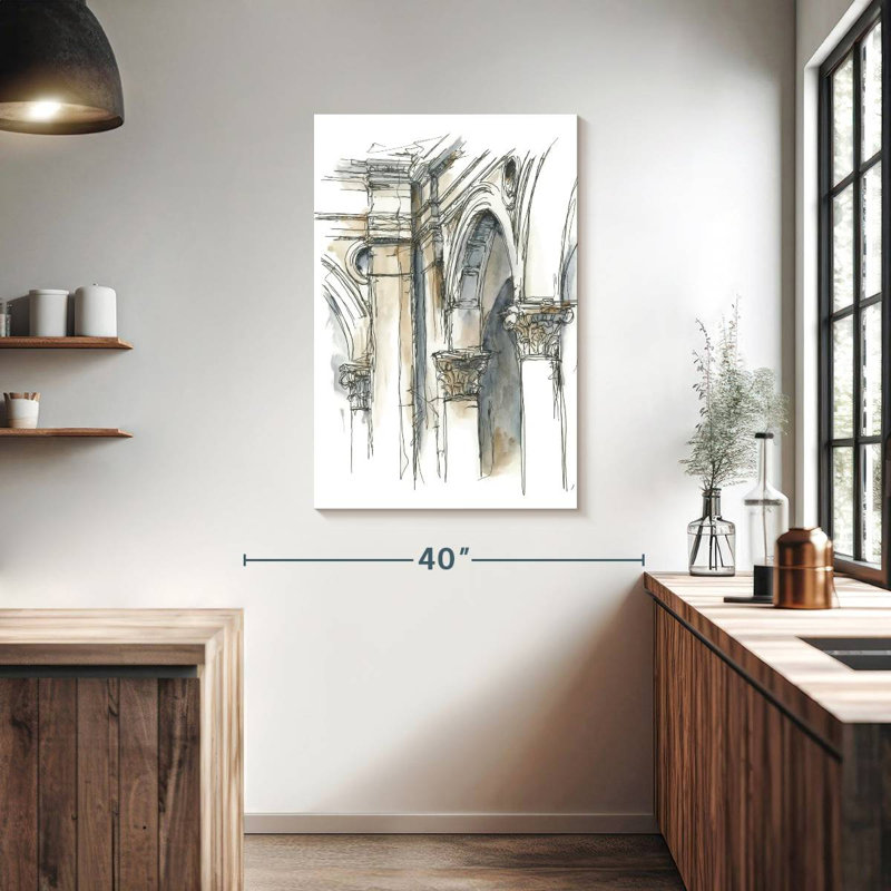 Lilie Plein Air Interior Study II, 39" H x 26" W