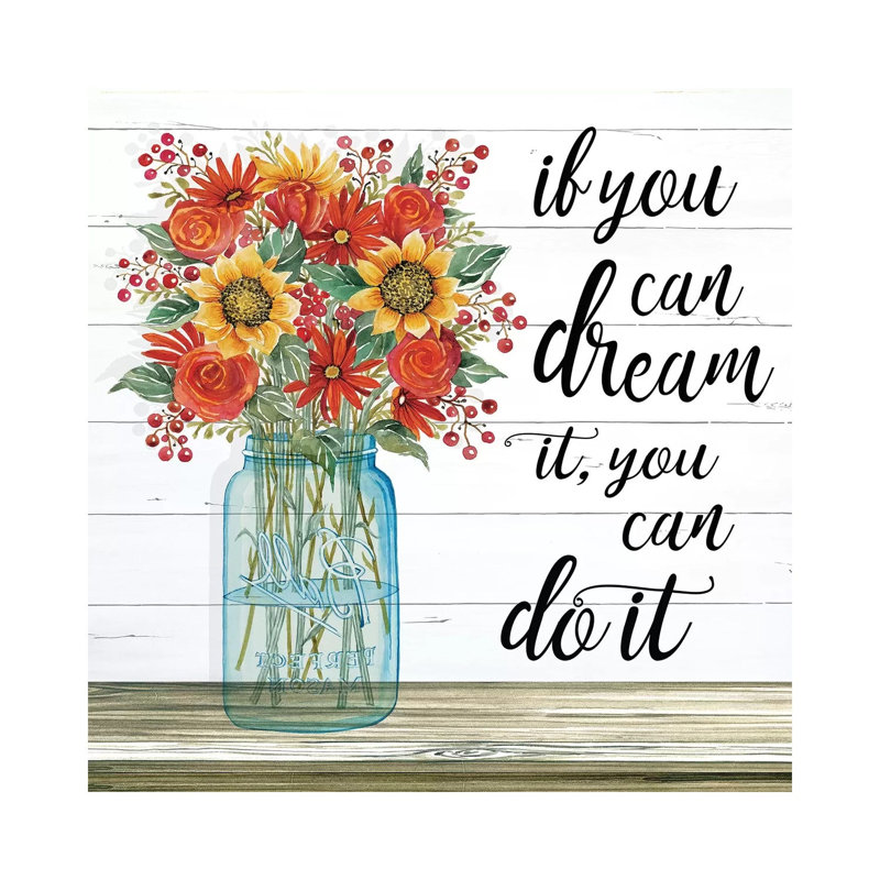 If You Can Dream It by Bluebird Barn - Wrapped Canvas Print, 93.98 cm H x 93.98 cm W x 1.91 cm D