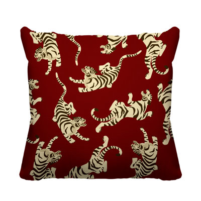 Coussin décoratif intérieur / extérieur Tigger Boho Tiger