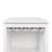 WHITE Color Modular Wine Bar Cabinet With Storage Shelves With Hutch For Dining Room