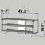 Cleaburn Unfinished TV Stand for TVs up to 50"