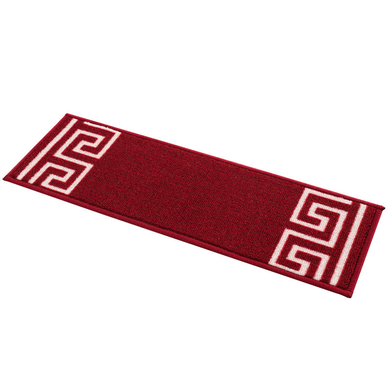 Tapis d'escalier antidérapant Veneto, Bourgogne / rouge