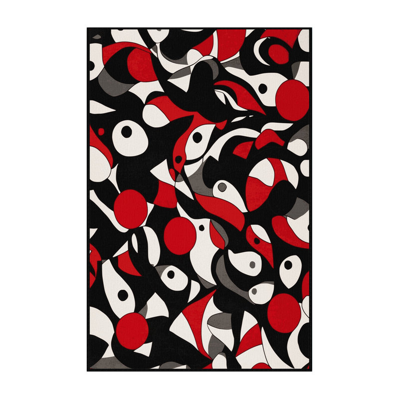 Flame Reverie Rug, Rectangle 3' x 5'