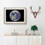 View of the Americas of Planet Earth - Picture Frame Painting Print-55605385-55605386
