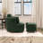 Swivel Accent Chair With Storage Ottoman-944819575