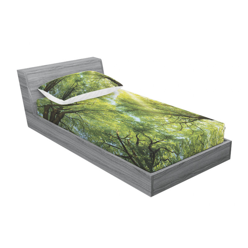 Microfiber Sheet Set, Twin Sheet Set with Fitted Sheet