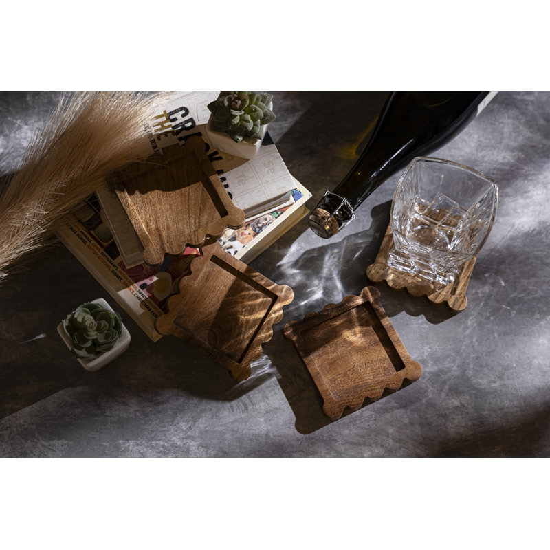 Sous-verres en bois S / 4