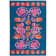 Graphic Gerbera Fuchsia Machine Washable Rug