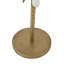 Table d'appoint ronde luxueuse avec détails botaniques