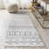 Naia Berber Geometric Stripe Cream/Gray Rug