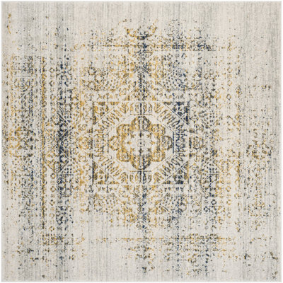 Tapis oriental ivoire / bleu Watsonville