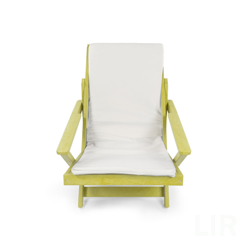 Chaise longue pliante Pinecrest, Jaune