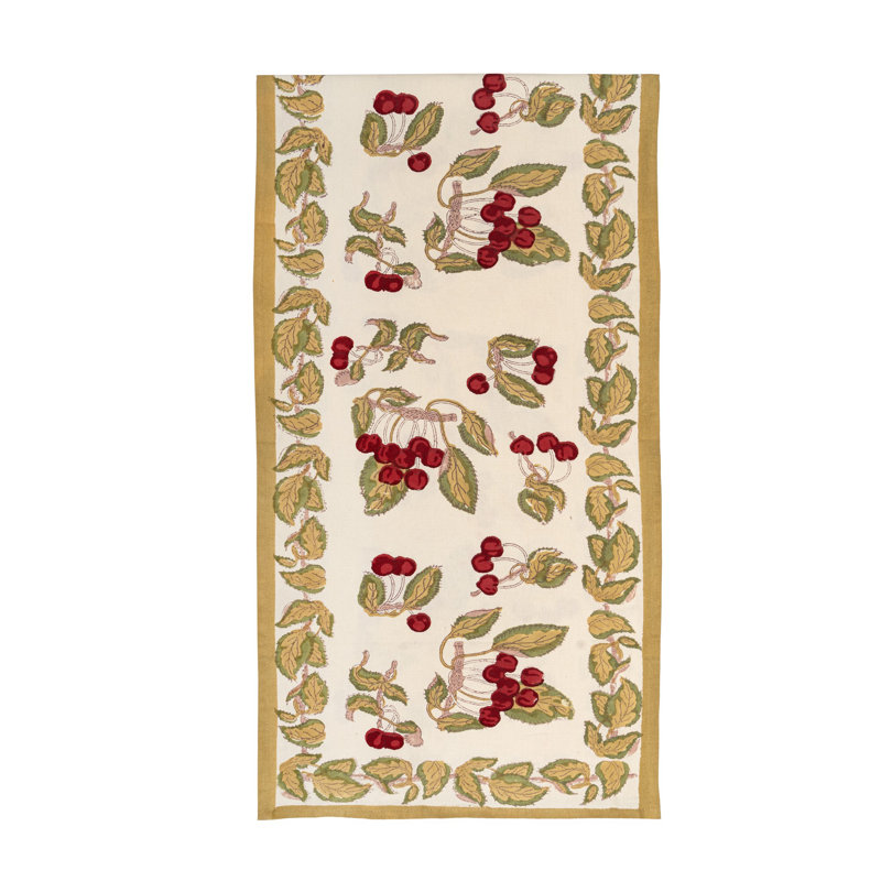 Cherry Table Runner, 16" W x 90" L