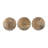 S/3 D5.9x5.9" Teak Ball