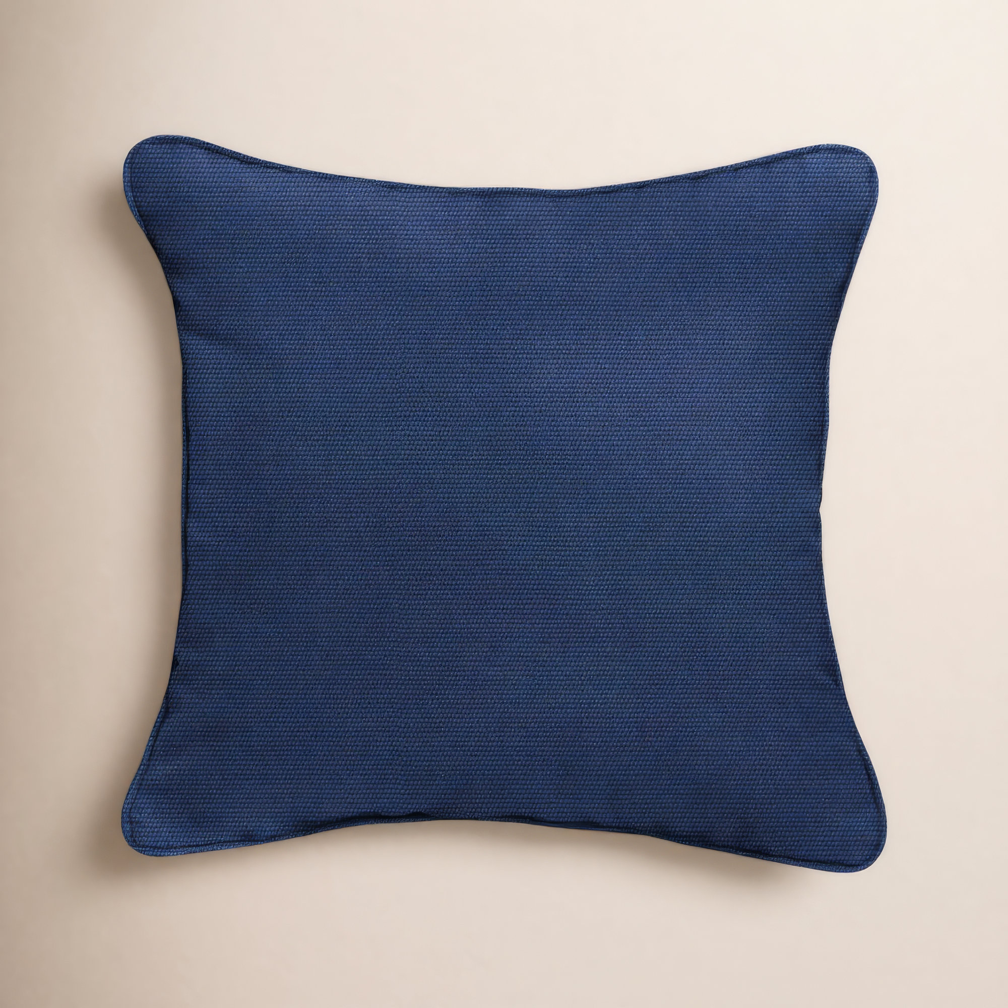 Ansonia Sunbrella® Indoor/Outdoor Throw Pillow, 16" x 16", Canvas Navy