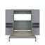 Lit escamotable Murphy avec placard, tiroirs et tablettes