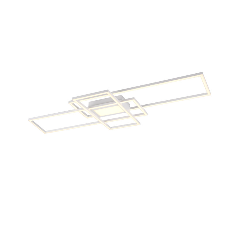Makela LED Flush Mount, White Matt