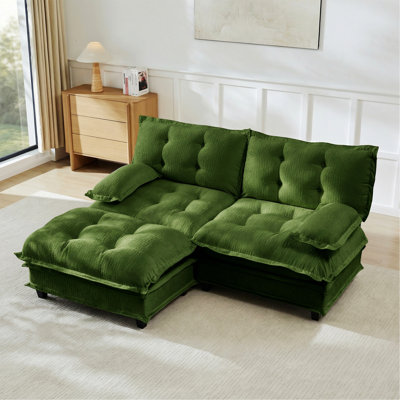 L Shaped Modern Sofa with Modular Design for Living Room, Bedroom, and Apartment