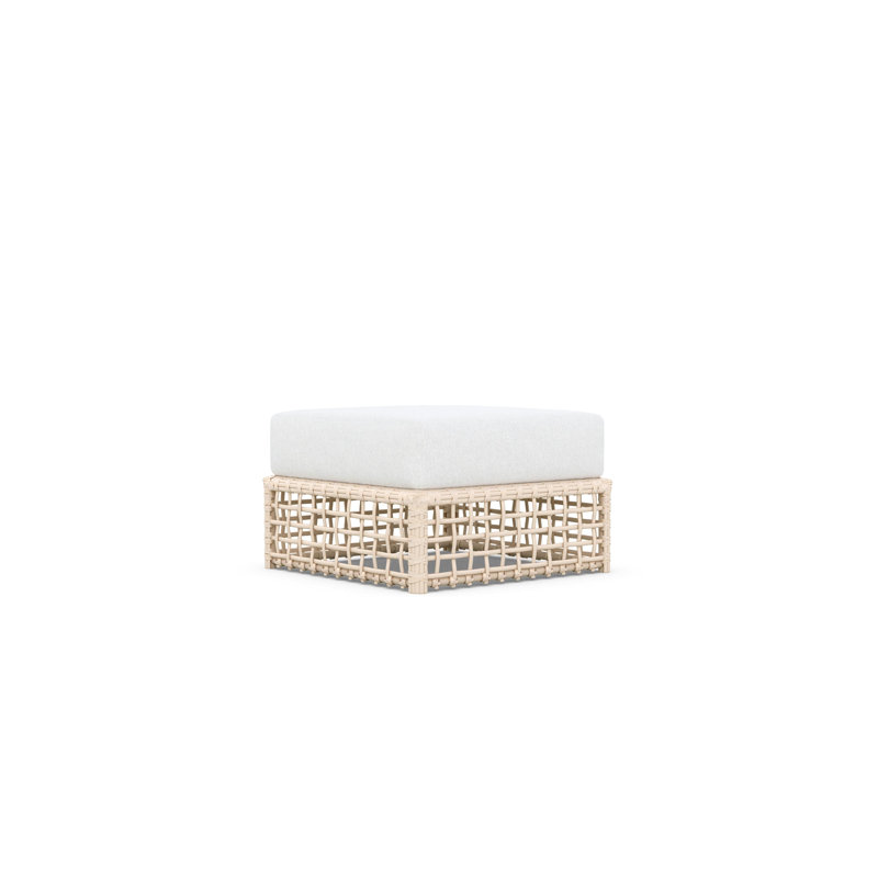 Kiawah Outdoor Ottoman with Cushion