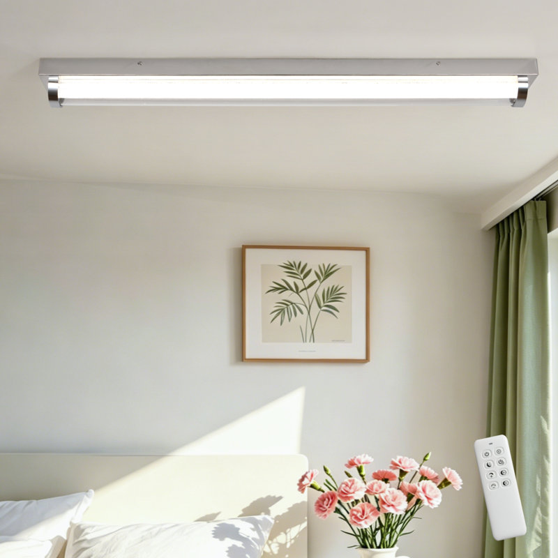 Plafonnier encastré 1 lumière DEL en cristal à intensité variable 39,37 po