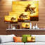 « africain tree silhouette », impression sur toile tendue-26126774-33219936