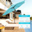 Parasol de plage éclairé 10 pi Joice-1528104787