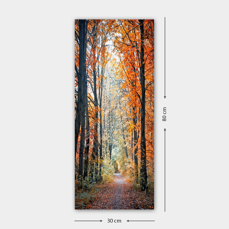 Superbe peinture sur toile décorative, 11,8 po x 31,5 po | 100% toile, encadrée avec un cadre 100% bois (épaisseur: 1,6 po) | Parfait pour la décoration intérieure, le salon et le bureau, élégant et accrocheur