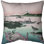 Coussin décoratif Katsushika Hokusai Tsukuda dans la province de Musashi