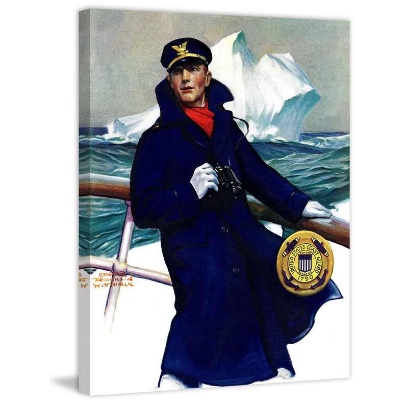 The Captain - Wrapped Canvas Print, 79cm H x 61cm W x 3.81cm D