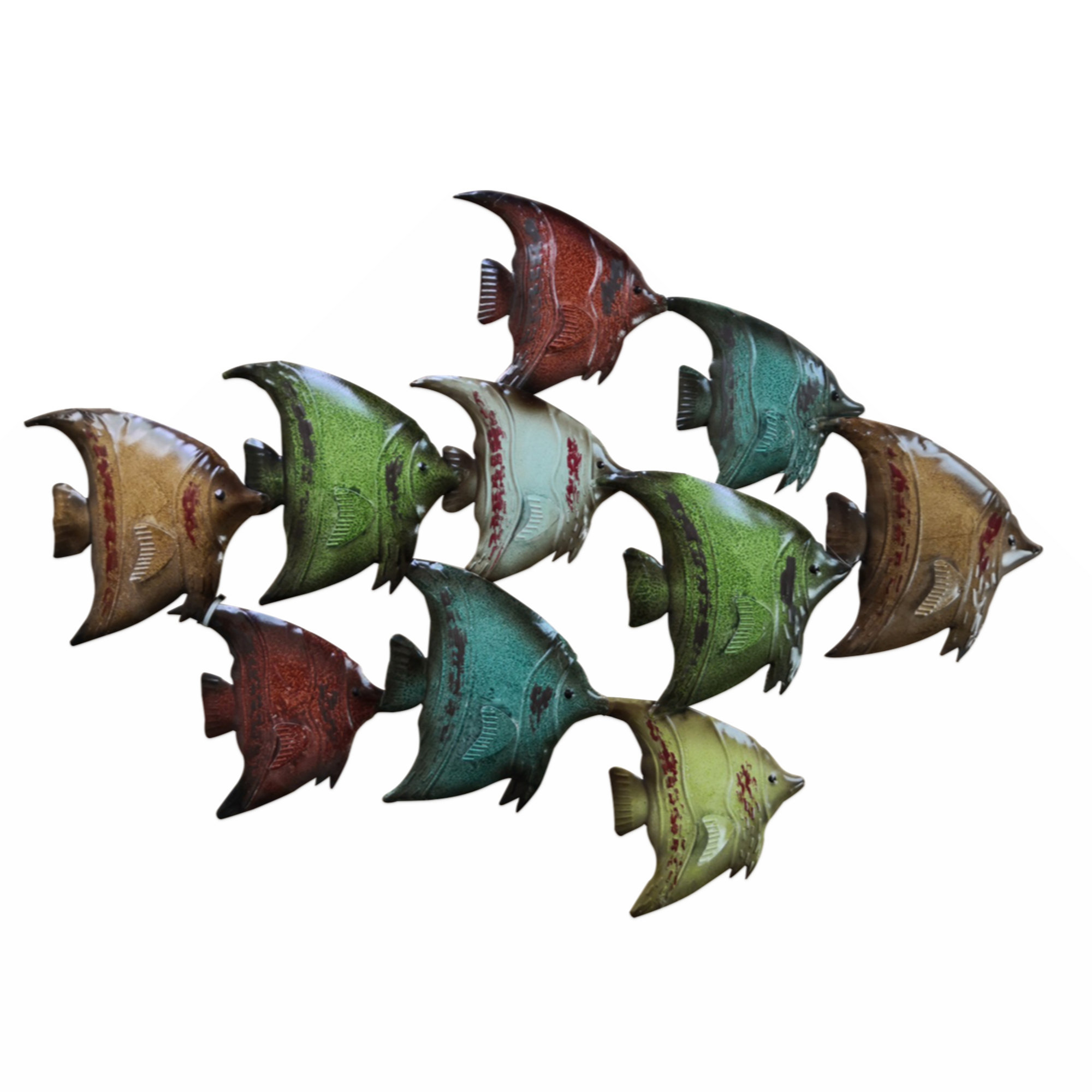Dovecove Coastal Metal Fish Wall Décor & Reviews