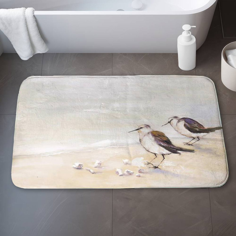 Akilah Microfiber Non-Slip Bath Mat