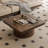 Wood Square Coffee Table-2079728638