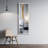 Black Aluminum Frame Lighted Bathroom Mirror