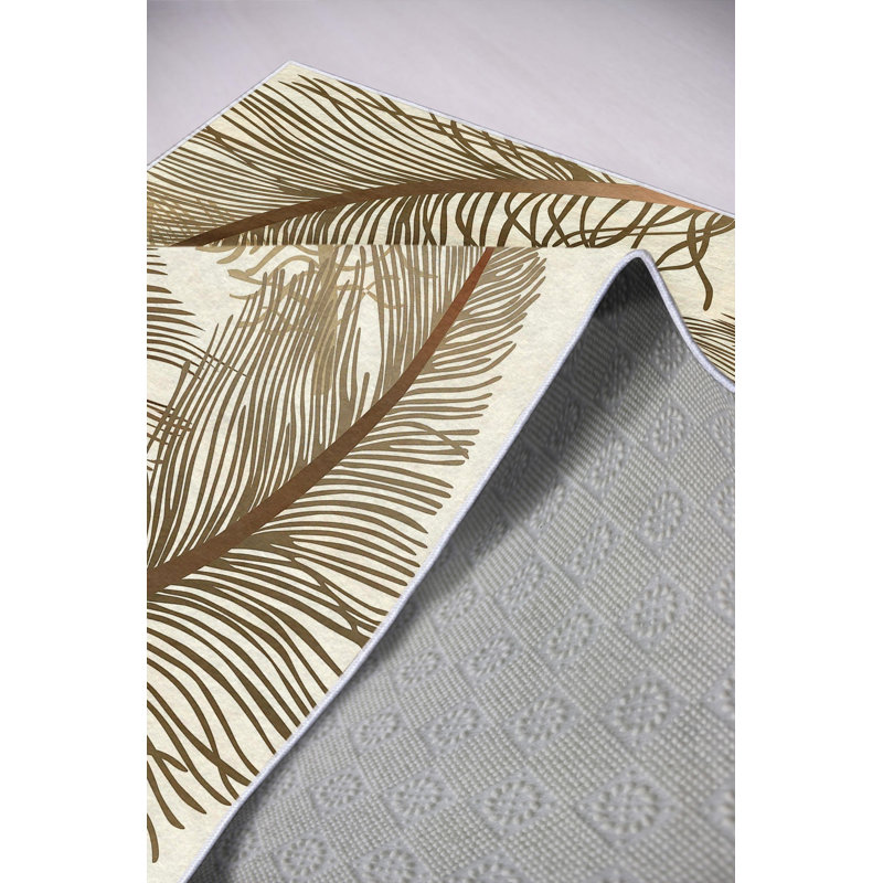 Premium Hall Carpet, 3.3 x 6.6 Feet, 100% Polyester, 650 g/m², Pile Height: 0.2 Inches | Digital Print, Antibacterial, Eco-Friendly, Non-Slip PVC Dot Underside | Machine Washable, Ideal for Home Entryways & Living Spaces