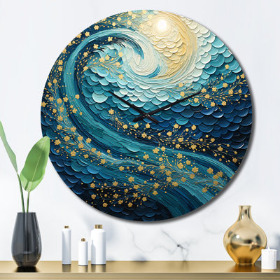 Wieze - Pointillism Wall Clock