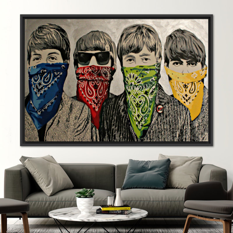 Print on Canvas, 70 cm H x 100 cm W, Framed Print without Mat, Black